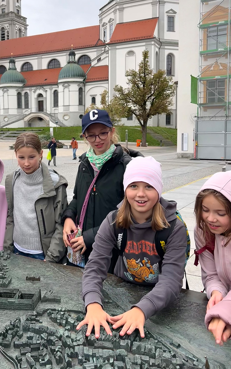 Erkundung der Stadt Kempten